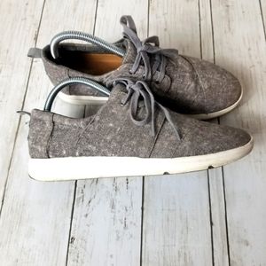 Toms Del Rey Lace Up Canvas Sneakers